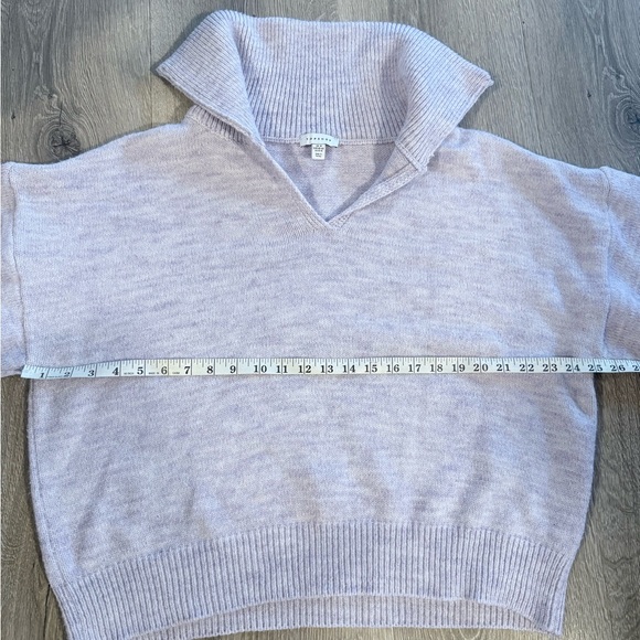 Topshop Light Purple Women's V Neck Sweater Medium 8-10 - Picture 7 of 9